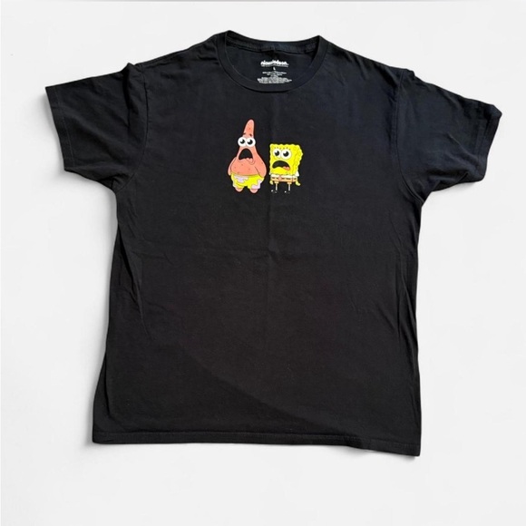 Nickelodeon Other - SpongeBob SquarePants Adult Double side Graphic Tee Shirt. Large